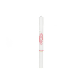 ŚWIECA CHRZCIELNA, RECZNIE ZDOBIONA + GRATISY