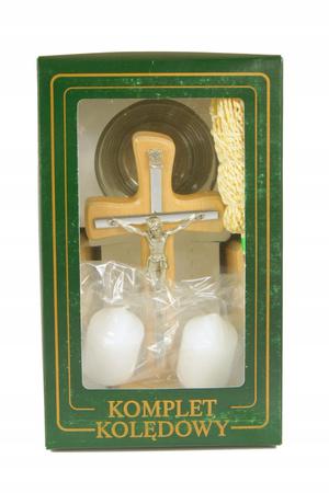 KOMPLET KOLĘDOWY DREWNIANY, JESION,JASNY, KOLĘDA