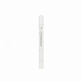 Świeca na Chrzest Świety + imie dziecka gratis + okapnik gratis