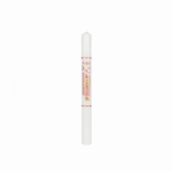 ŚWIECA CHRZCIELNA, RECZNIE ZDOBIONA + GRATISY