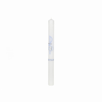 ŚWIECA CHRZCIELNA, RECZNIE ZDOBIONA + GRATISY