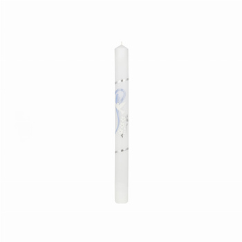 ŚWIECA CHRZCIELNA, RECZNIE ZDOBIONA + GRATISY