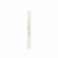 ŚWIECA CHRZCIELNA, RECZNIE ZDOBIONA + OKAPNIK+ PERSONALIZACJA     (1)