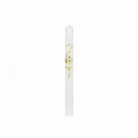 ŚWIECA CHRZCIELNA, RECZNIE ZDOBIONA + GRATISY